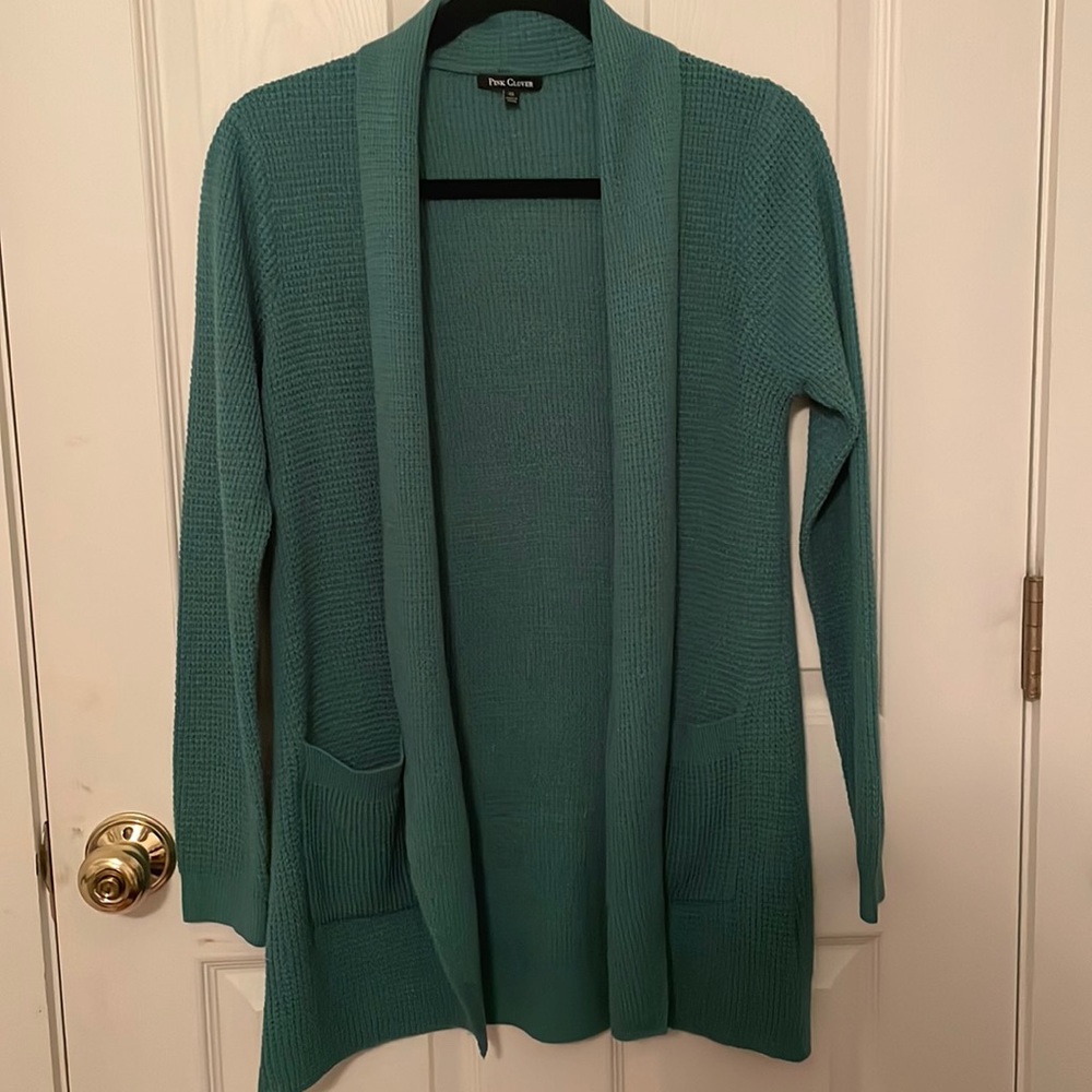 Pink Clover Green Cardigan Size XS